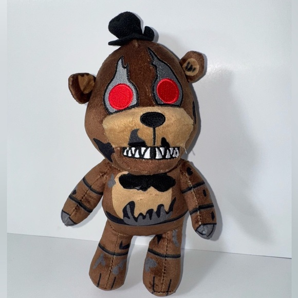 PhatMojo Five Nights At Freddy's 10 years 8" Nightmare Freddy Plush 2024 - Picture 2 of 6